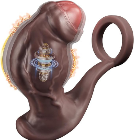 Large Anal Plug Vibrator Dildo Sex Toy for Men