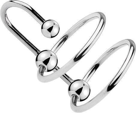 Adjustable Stainless Steel Double Loop Hook – Durable Metal Accessory