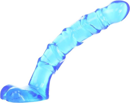 Slim Textured Dildo with Balls – 7.4 Inch