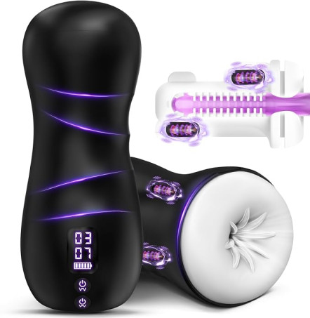 BeyondLover Dual-Motor Vibrating Male Masturbator