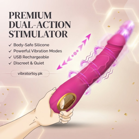 Thrusting Dildo Vibrator G Spot Womens Sex Toys In Pakistan