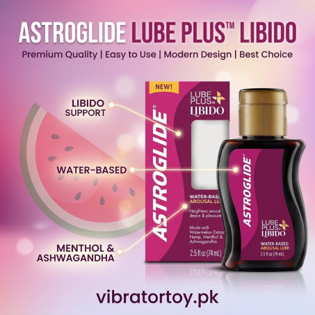Astroglide Lube Plus Libido 2.5oz In Pakistan