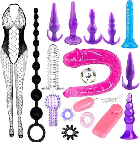 Comprehensive Adult Wellness and BDSM Bondage Kit with Multi-Toy Set