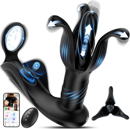 BEISAR Prostate Massager Anal Toys, AI-Powered Butt Plug Male Sex Toys