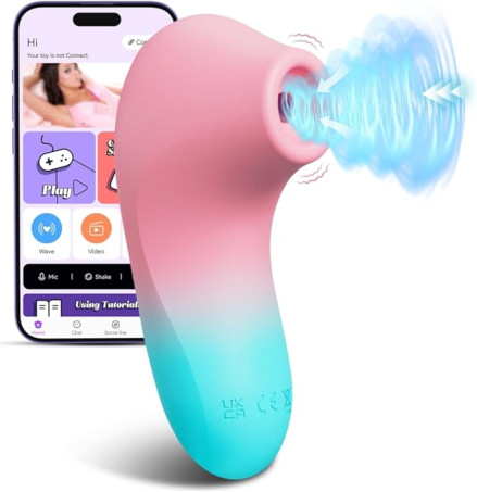 Sucking Vibrator Sex Toys for Women - APP Remote Control Female Vibrator