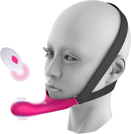Remote-Controlled Wearable Strap-On Vibrator and Oral Stimulator
