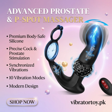 BEISAR Prostate Massager Anal Beads Vibrator, AI Sync Male Sex Toys for Men Sex Toy In Pakistan
