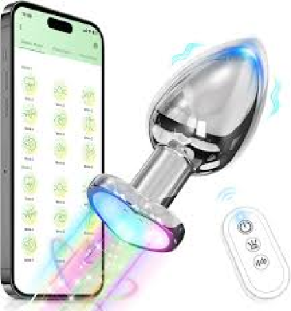 Luminous Vibrating Butt Plug