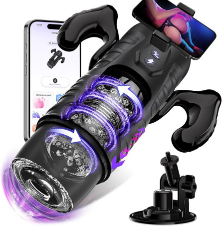 AI Interactive Smart Automatic Male Masturbator with Voice & App Control