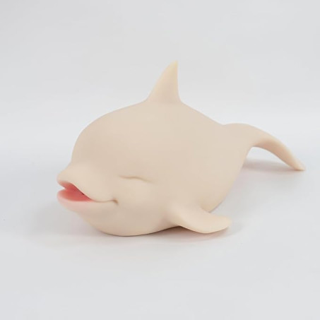 Dolphin 2-in-1 Male Masturbator with Textured Channels