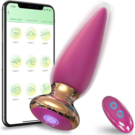 App & Remote Control Anal Butt Vibrator Prostate Massager