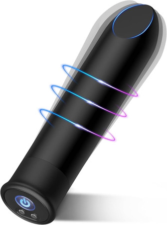Bullet Vibrator with Angled Tip for Precision Clitoral Stimulation