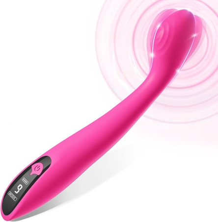 G Spot Vibrator Wand for Women, Clitoral G-Spot Anal Stimulator Dildo Adult Toys with 9 Vibrations