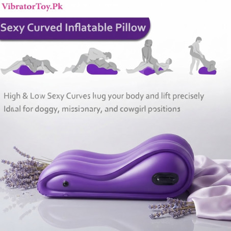 Inflatable Curved Sex Pillow for Couples In Pakistan