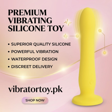 plusOne Realistic Dildo Vibrator with Suction Cup In Pakistan