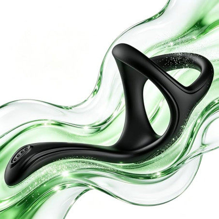 Flexible Y-Shape Silicone Penis Extender and Cock Ring