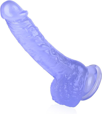 7.5 Inch Realistic Soft Silicone Dildo for G-Spot & Anal Play