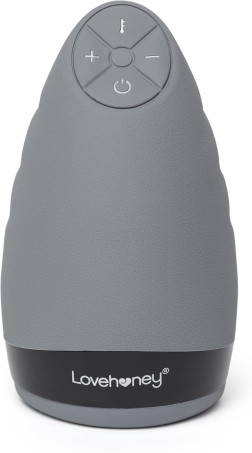 Silicone Head Warming Automatic Vibrating Male Masturbator