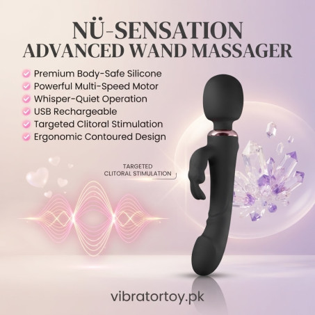 Double Ended 2 In 1 Wand Vibrator In Pakistan
