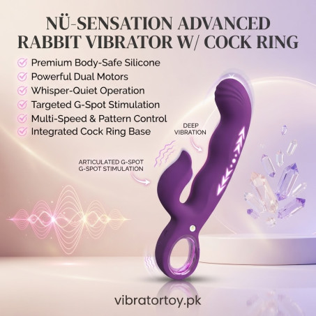 3-in-1 Thrusting & Vibrating Massager For Women In Pakistan