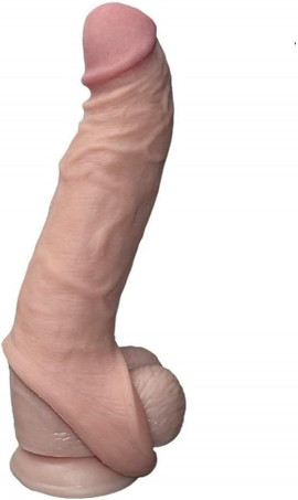 Textured Ribbed Silicone Penis Extension and Massage Sleeve