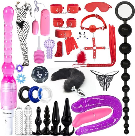 Complete BDSM Pleasure Restraint and Play Kit
