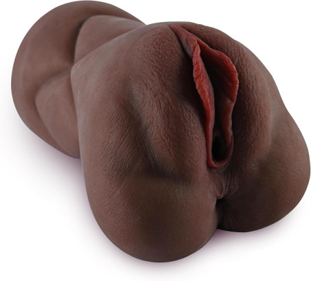 Black Realistic Pocket Pussies Male Masturbator