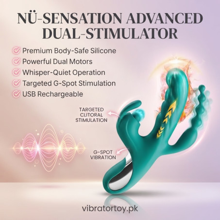 Bebebeer 3 in 1 Rabbit Vibrator Tapping Thrusting In Pakistan