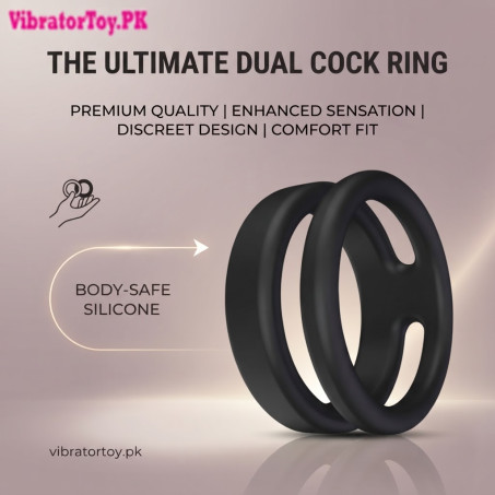 Silicone Dual Cock Ring In Pakistan