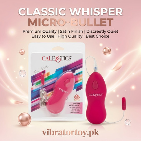 CalExotics Whisper Micro Bullet – Self Heating Wired Pocket Bullet Vibrator In Pakistan