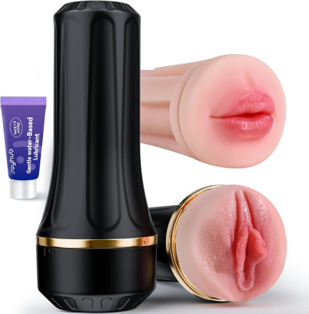 EINSEO Male Masturbator with Dual Sleeves