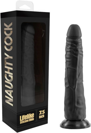 Naughty Realistic Silicone Dildo 7.5 Inch Suction Cup Toy