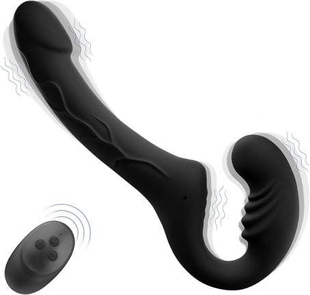 Strapless Strap On Double Sided Dildo for Women