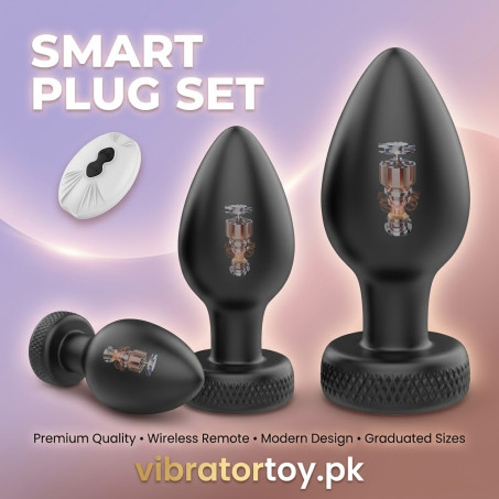 Anal Plug Vibrator Sex Toy, 3PCS Butt Plugs Anal Toys In Pakistan