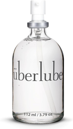 Uberlube Premium Silicone Lube (3.79 Fl Oz.) Unscented, Long Lasting Sex Lube, Waterproof, Ultra Smooth Performance, Personal Lubricant for Privacy & Toys, Vaginal & Anal Use, OBGYN Recommended