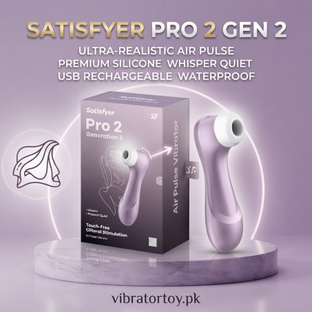 Satisfyer Pro 2 Vibrator Sex Toy In Pakistan – Airpulse Clitoral Stimulation Toy