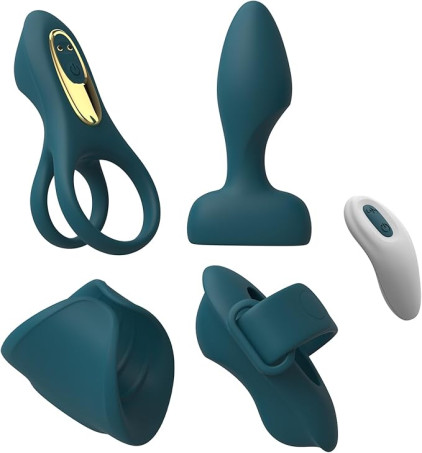 Tracy's Dog Vibrator Kit for Couples, Removable Vibrating 