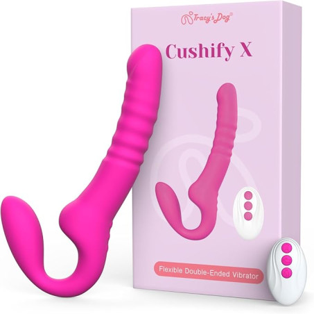 Tracy's Dog Vibrator Thrusting Dildo Sex Toys, Remote Control Strapless