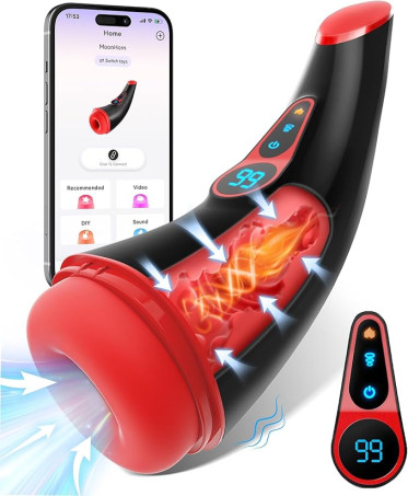 Sex Toys for Men Male Masturbator - APP Control Adult Toys Male