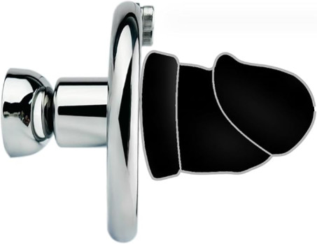 Stainless Steel Ergonomic Wearable Security Device with Adjustable Rings
