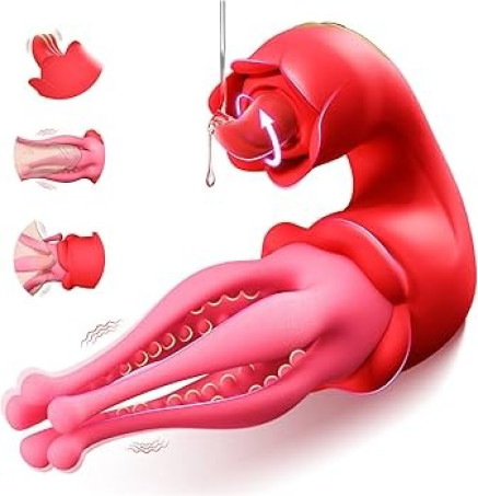 3 in 1 Rose Thrusting Vibrator and Stimulator In Pakistan