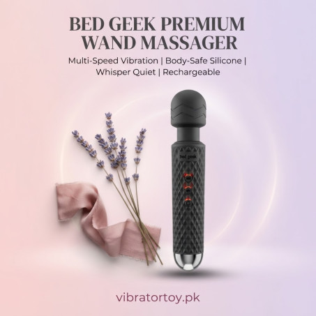 Bed Geek Handheld Cordless Personal Wand Massager In Pakistan