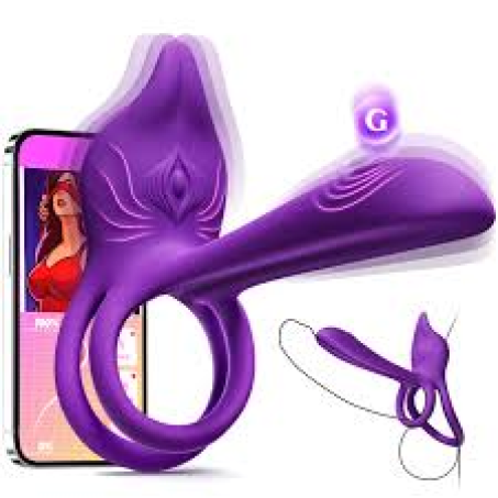 MOOLIGIRL Dual Penis Ring Vibrator