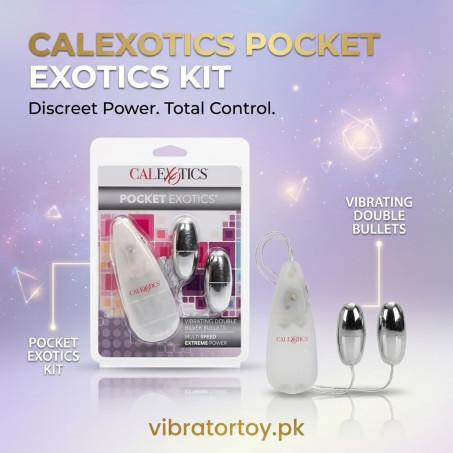 CalExotics Pocket Exotics Vibrating Double Silver Bullets In Pakistan