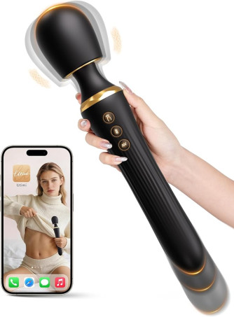 2-in-1 Dual-Ended Vibrator Wand - 8 Vibration