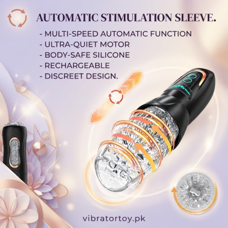 Male Stroker Adult Toy Penis Vibrator In Pakistan – Automatic Hands-Free Male Masturbator
