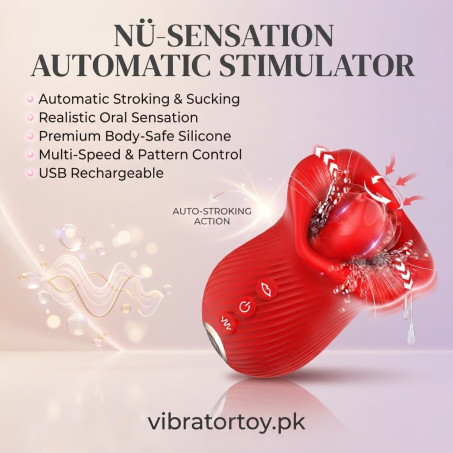 4 in 1 Rose Vibrator with Licking and Vibration In Pakistan