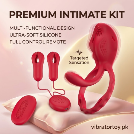 Nipple Clamps Vibrating Panties - Wireless Remote Control Personal Massager with 10 Vibration In Pakistan