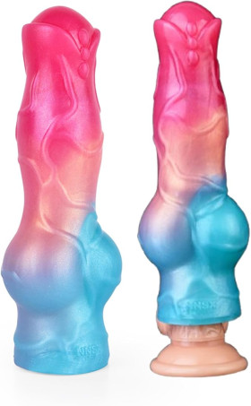Textured Knotted Liquid Silicone Penis Extension Sleeve