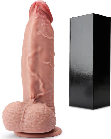 Realistic Dildo 8.46'' Huge Thick Dildo Lifelike Silicone Safety Soft Dildo